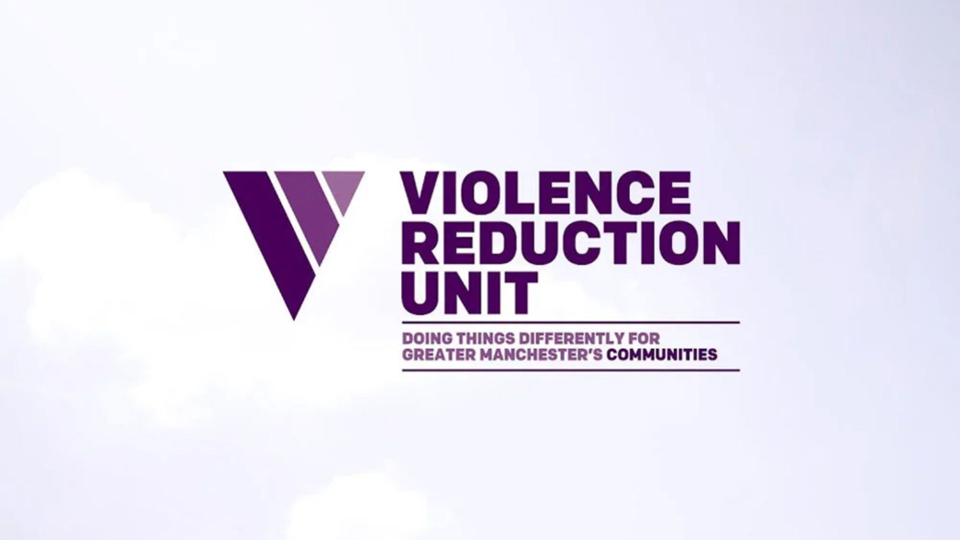 Logo of the Violence Reduction Unit displayed in purple and white colors.